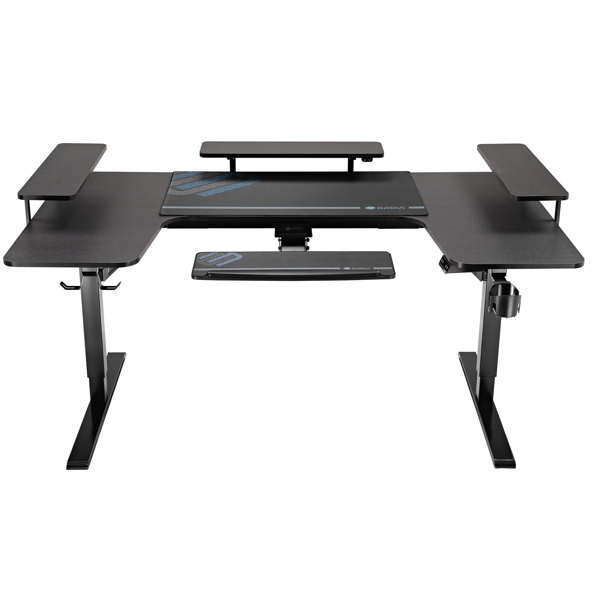 74x23 U-Shaped Standing Desk with Accessories Set