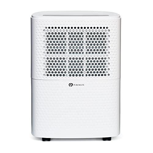 PureMate 12L/Day Dehumidifier with Air Purifier, Digital Humidity Display