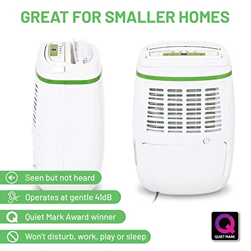 Meaco 12L Low Energy Dehumidifier and Air Purifier 2 in 1- Quiet Dehumidifier For Flats