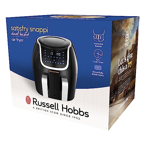 Russell Hobbs 27290 Snappi 8.5L/2x 4.25L Dual Basket Air Fryer