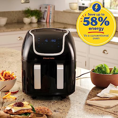 Russell Hobbs 27290 Snappi 8.5L/2x 4.25L Dual Basket Air Fryer