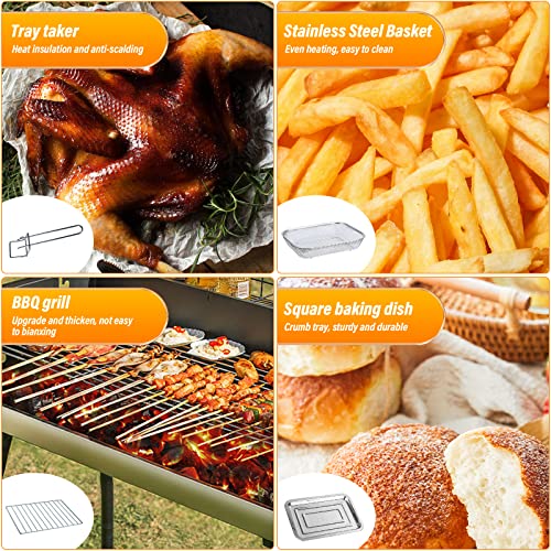 Dechoga Air fryer 15L large-capacity smart touch screen visual multi-functional