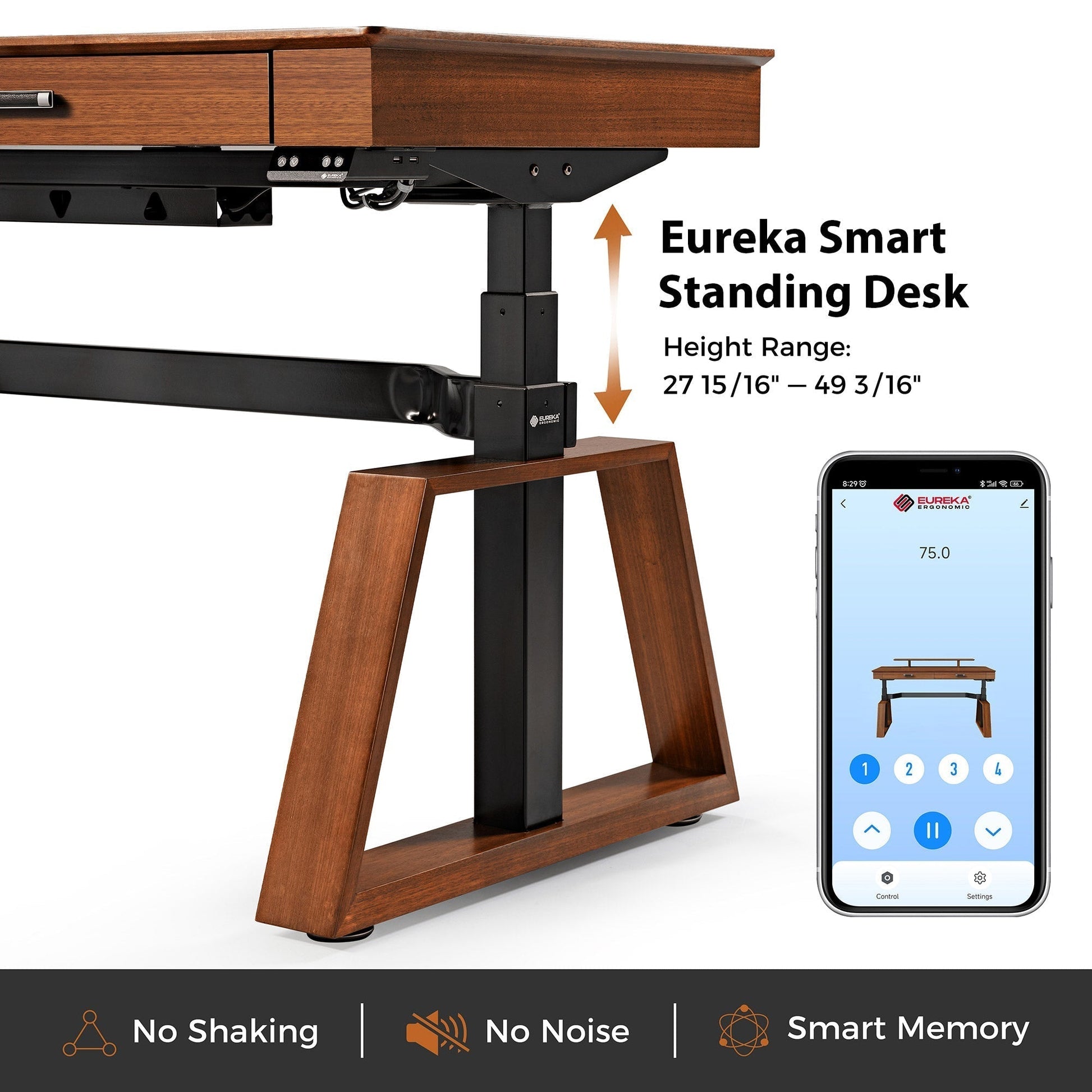 Ark, 63x29 Executive Standing Desk