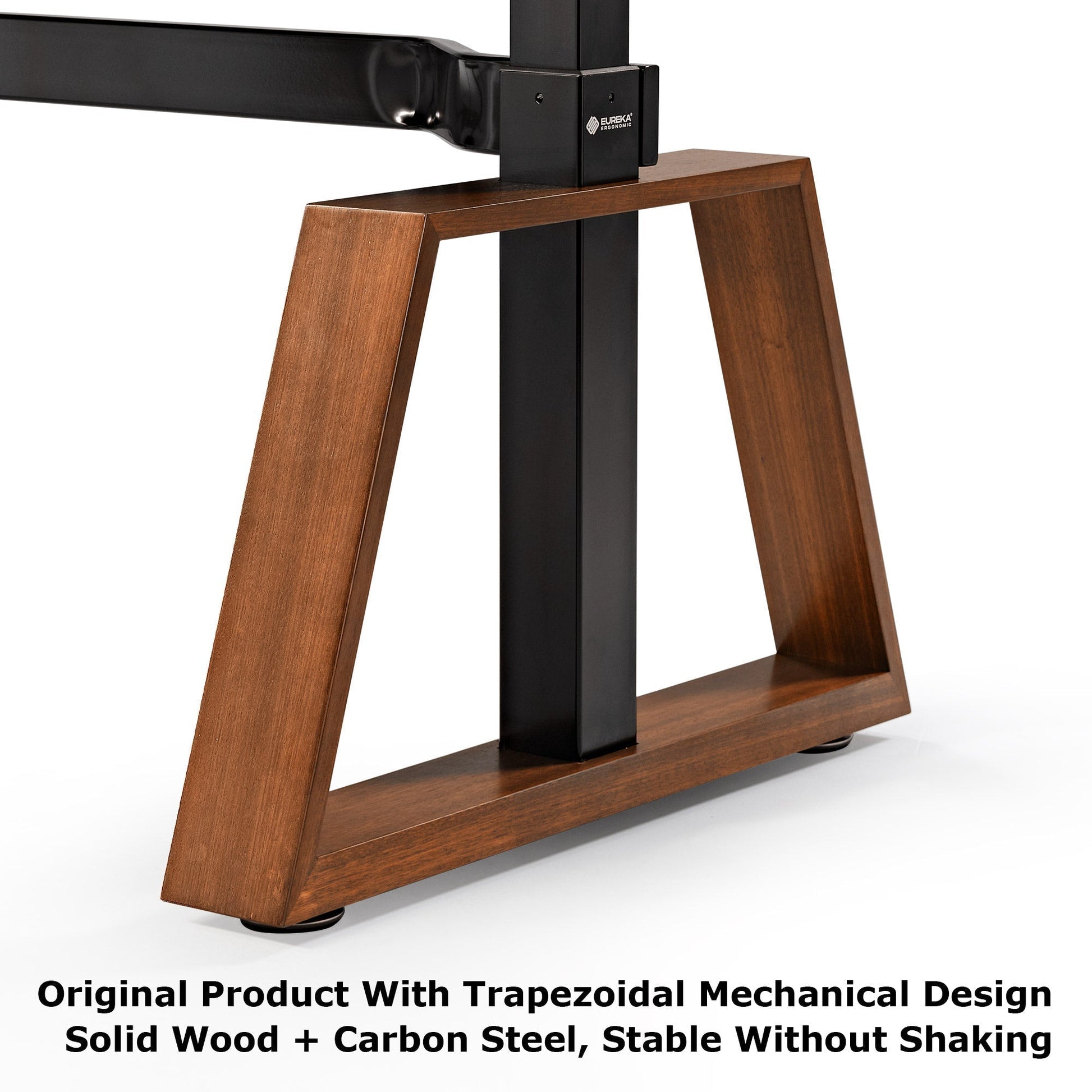 Ark L60, 63x23 L Shaped Executive Standing Desk with Two-Drawer